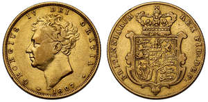 George IV 1827 Sovereign